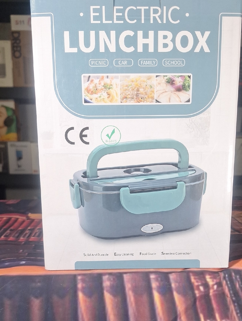 Electric Lunchbox W/Carry Bag And Utensils...Home Charger And Car Charger Also!!